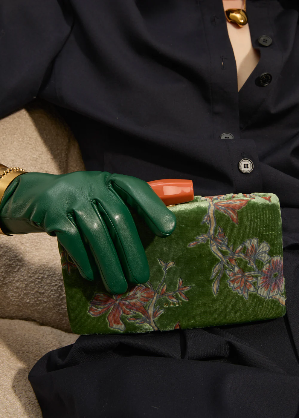 MILO CLUTCH VELVET NB019