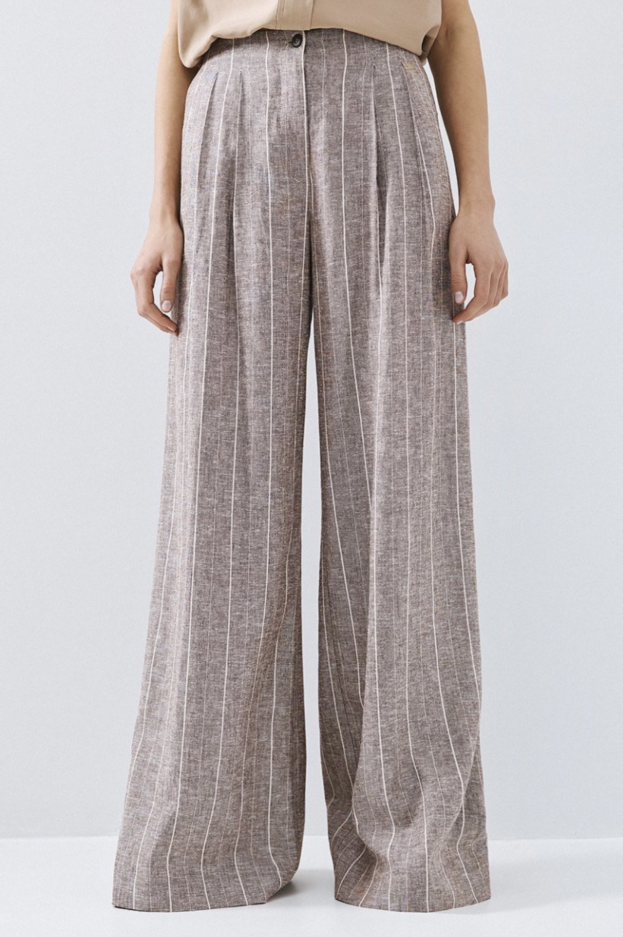 Παντελόνι ψηλόμεσο ριγέ ACCP001S