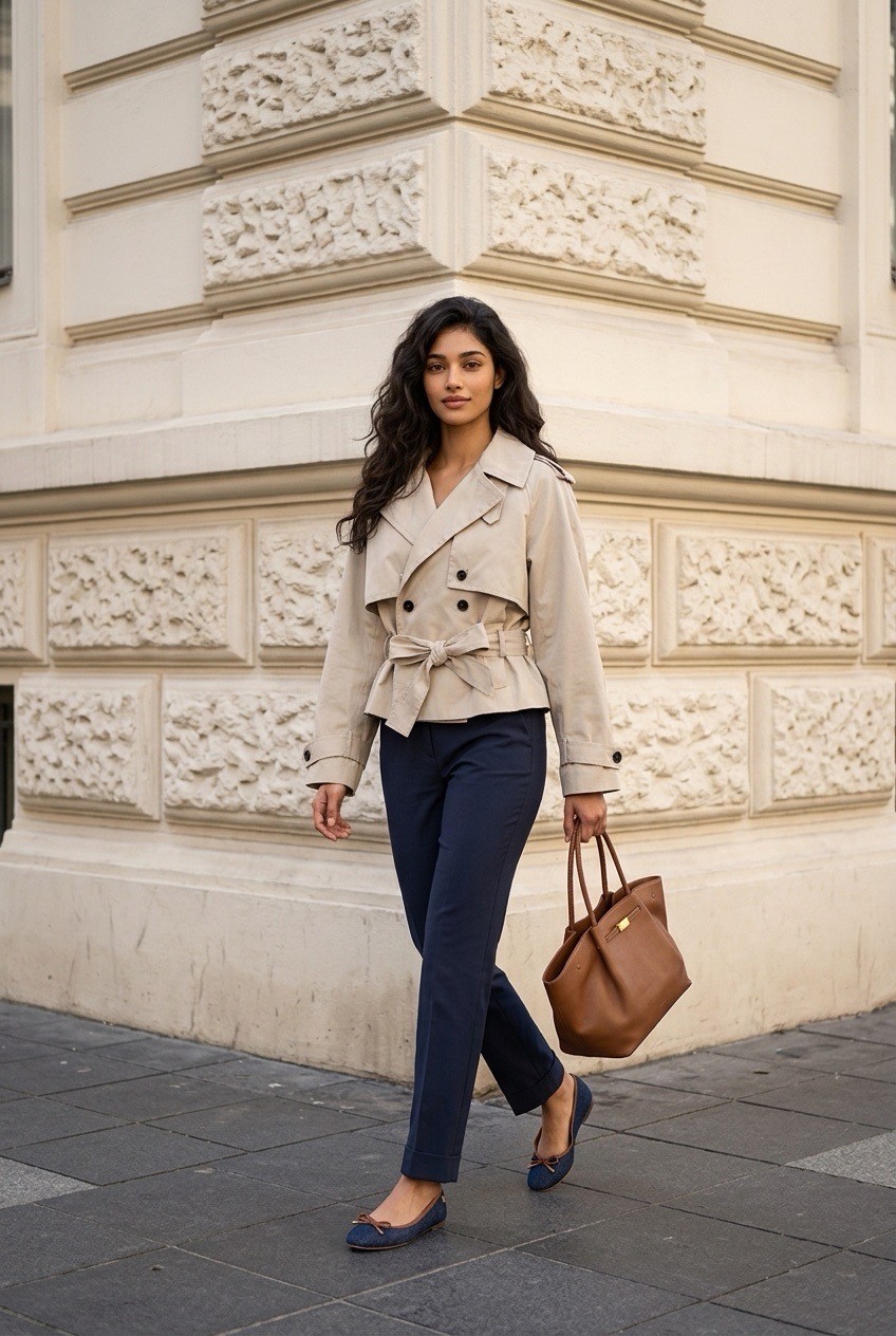 Denim κοντή καπαρτίνα χρώμα πάγου INJ003S/M