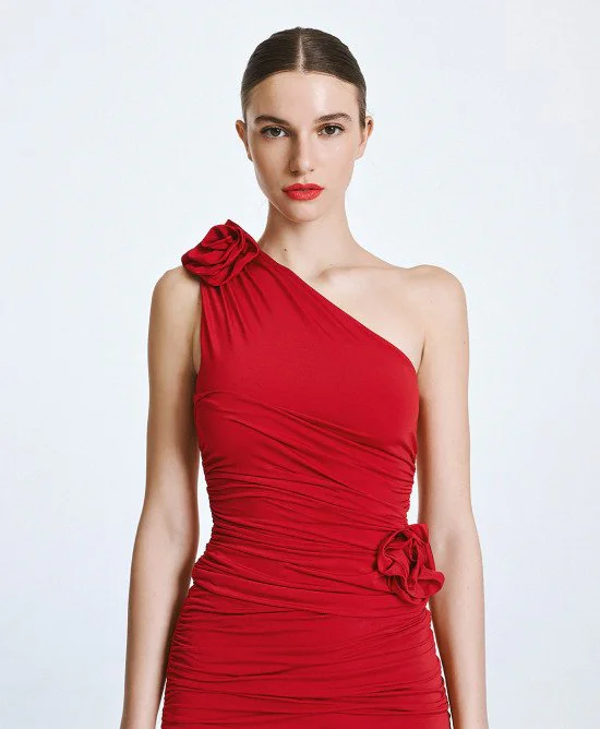 Τοπ με σούρες και λουλούδια ACCT005S