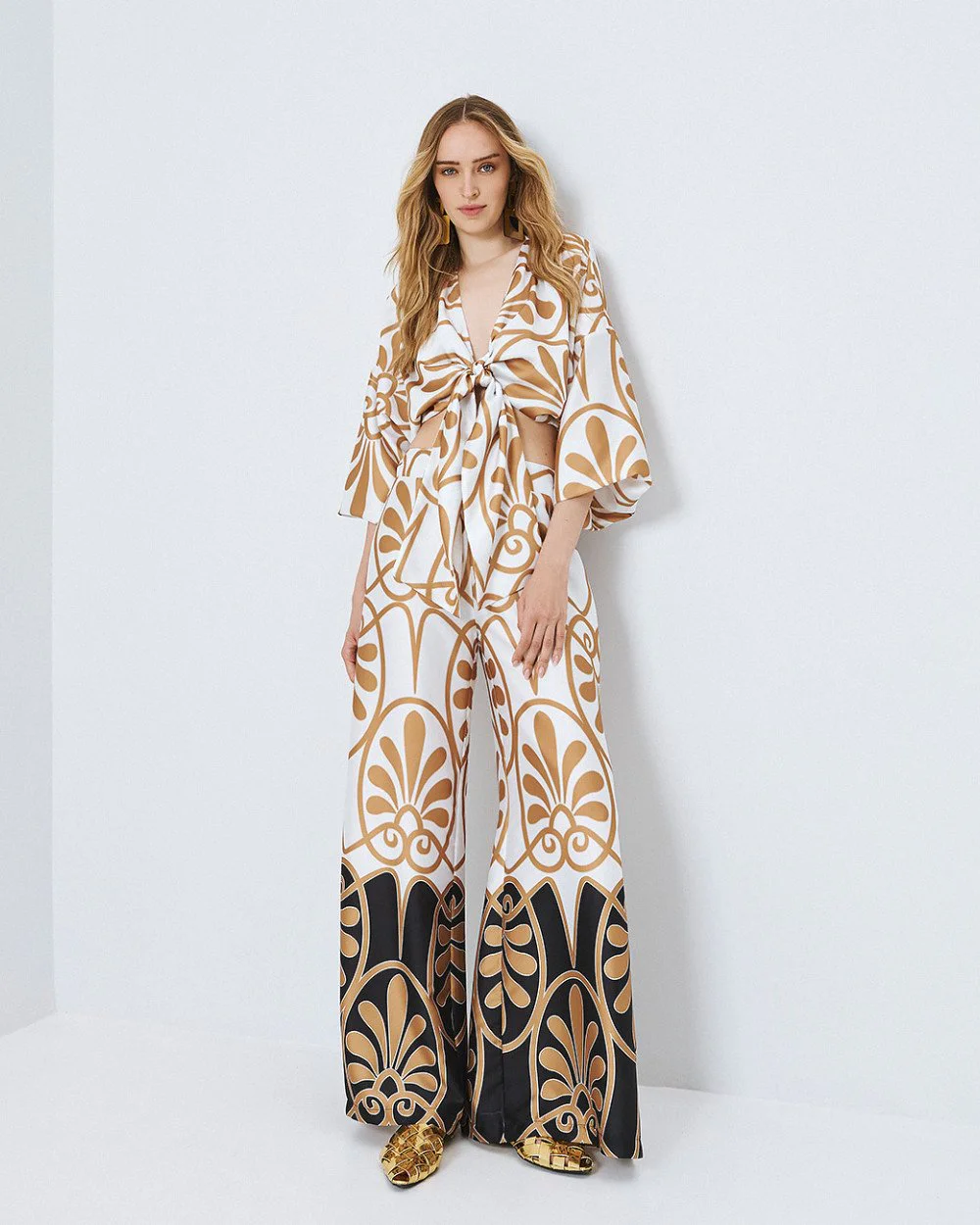 Παντελόνα  εμπριμέ ACCP007S/M