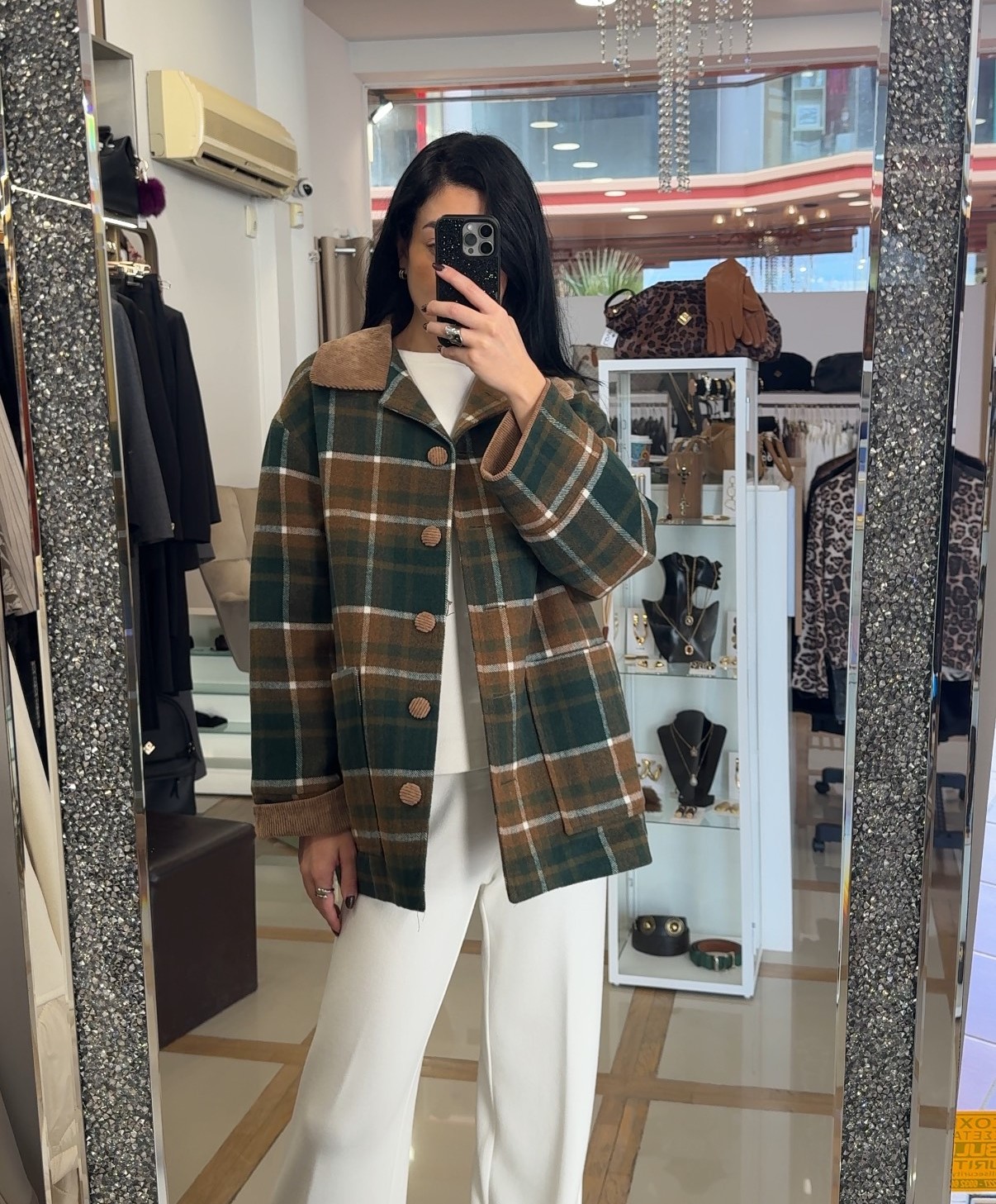 Jacket καρό MOUJ004S/M