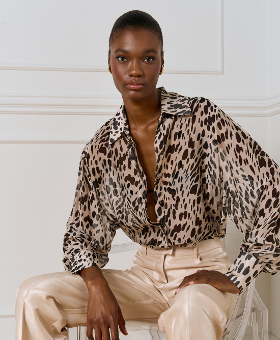 Πουκάμισο μακρύ εμπριμέ ACCS003AS/M